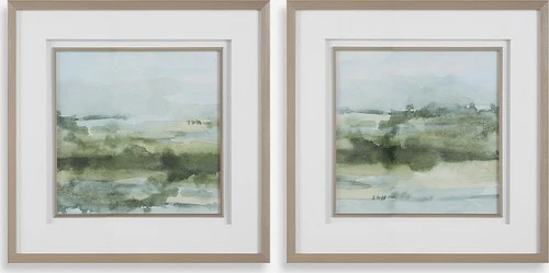 Uttermost 32356 Soft Sage 28" x 28" Framed Abstract Graphic Print - MultiColor - Picture 5 of 5