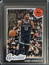 JAREN JACKSON JR. 80BK-41 2025-26 Topps 1980-81 Topps Basketball MINT OR BETTER