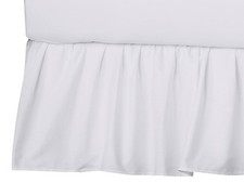 TL Care 100 Natural Cotton Percale Crib Bed 1 Count Pack of 1 , White