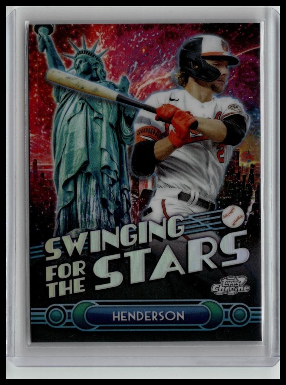 2024 Topps Chrome #STS-19 Gunnar Henderson Swinging for the Stars