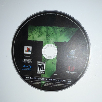 Touchstone Turok (PS3) Shooter First-Person M Mature Multiplayer 2008 NTSC