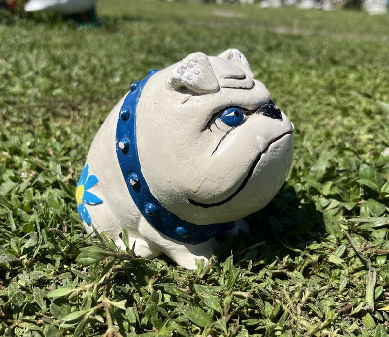 latex fiberglass mold. Make Concrete Or Plaster 4.5 Inches tall Pet Bulldog