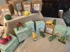 enesco home grown vegetable figurines
