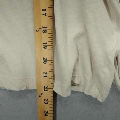 Everlane Top Womens Medium Beige Long Sleeve Poet Flowy Airy Cotton - Picture 8 of 12