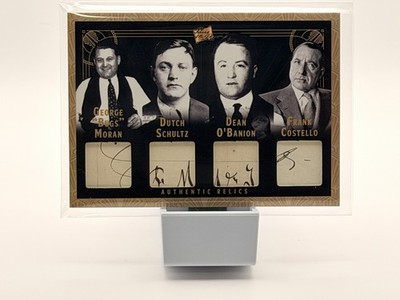 Famous Mobsters!!!!  Roaring Twenties Authentic Quadruple Relic Card, Rare!! 