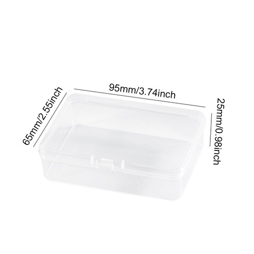 Clear Plastic Trading Card Storage Box Holder Playing Game Cards Case Organizer - Picture 10 of 15