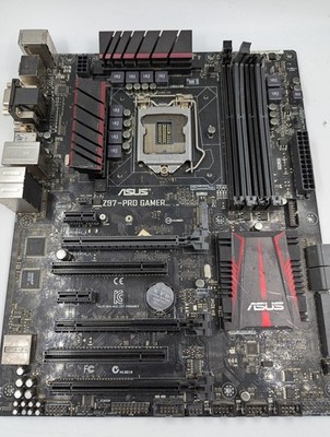 Asus Z97-Pro Gamer Rev 1.00 ATX Mainboard - Defekt, Für Ersatzteile/Reparatur