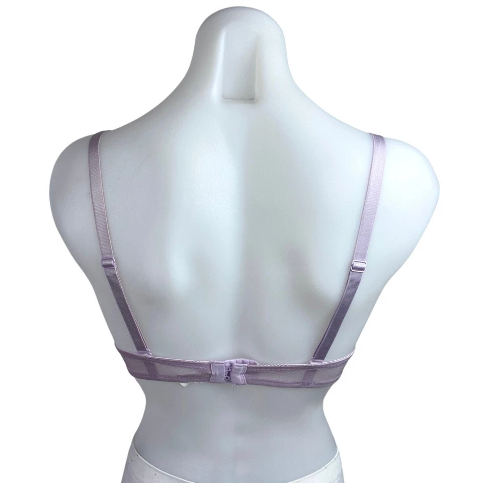 The Little Bra Co. Lucia Women's Pink Lace Convertible Straps Underwire Bra 30B - Image 2 of 4