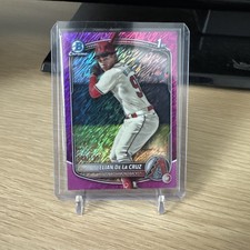 Bowman Chrome Prospects Elian De La Cruz BCP249 Fuchsia Shimmer Refractor /199 