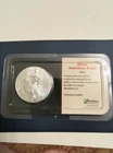 2001 Uncercuated American Silver Eagle 1 Oz Silver Dollar Coin