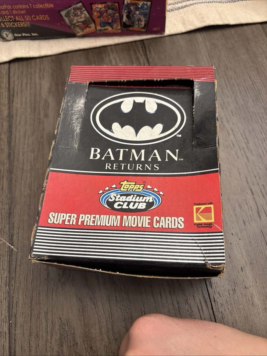 25+ Batman Batman Returns Sealed Non-Sport Trading Card Packs for
