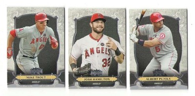 2014 Topps Triple Threads - LOS ANGELES ANGELS of ANAHEIM Team Set w/ Mike Trout