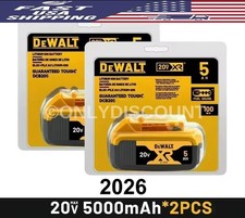 2 DeWALT Battery DCB205 20V Max XR 5.0Ah Lithium-Ion For All Tools Tool NEW