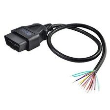 16 Pin J1962 OBD2 OBD-II Male Connector to Open Plug 1x Male connector Pigtail