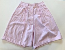 Vintage 1980s 1990s pink cotton high waist mom shorts sz 4