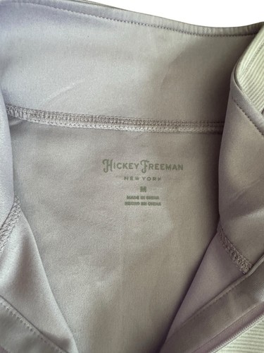 $100 Hickey Freeman 1/4 Zip Vest Sleeveless Sweater Mediumweight Sz M Gray - Picture 3 of 10