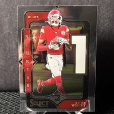 2024 Panini Select - Select Numbers Xavier Worthy #8 (RC)