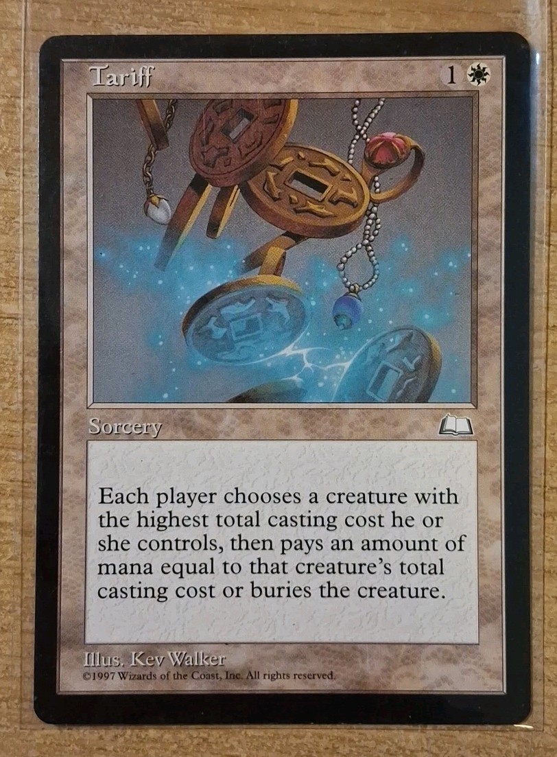 1997 MAGIC THE GATHERING WEATHERLIGHT TARIFF TD25 