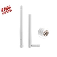 2-Pack RP-SMA Dual Band WiFi Antennas 2.4GHz 5GHz 3dBi for Optimal Connectivity