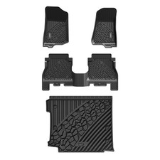 Full Coverage 1st-2nd Row Floor Mats Cargo Liner For Jeep Wrangler 2018-2026 Full Coverage 1st-2nd Row Floor Mats Cargo Liner For Jeep Wrangler 2018-2026