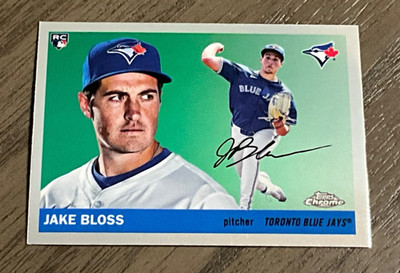 2025 Topps Chrome Platinum Anniversary # 331 Jake Bloss Rookie Toronto Blue Jays