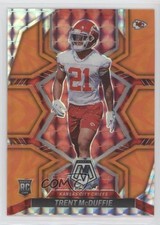 2022 Panini Mosaic Rookies Reactive Orange Prizm Trent McDuffie #371 0g27