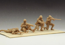 1/32 Resin WWII Japanese 4 soldiers in action unpainted