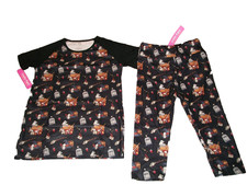 Harry Potter Kids Pajama Set Size 8 Leggings Top 2 Piece Set B88 