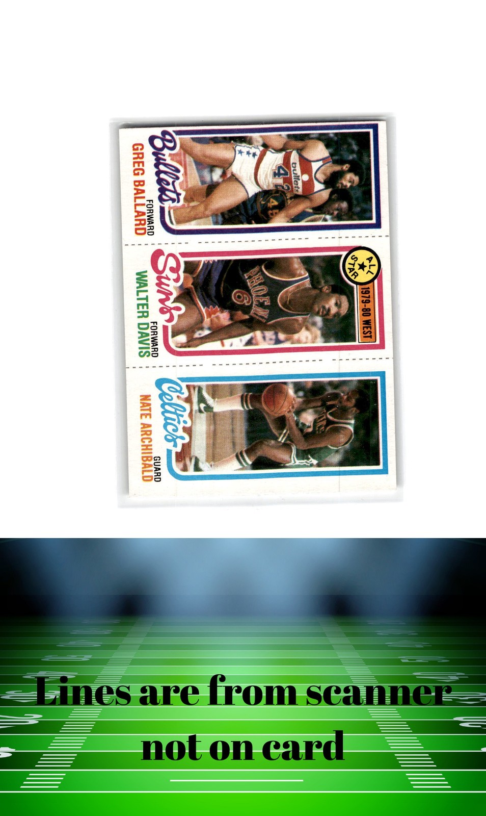 Greg Ballard / Walter Davis / Nate Archibald #4 / 33 / 245 Basketball Cards 1980 Topps trading card — raw and PSA graded price guide