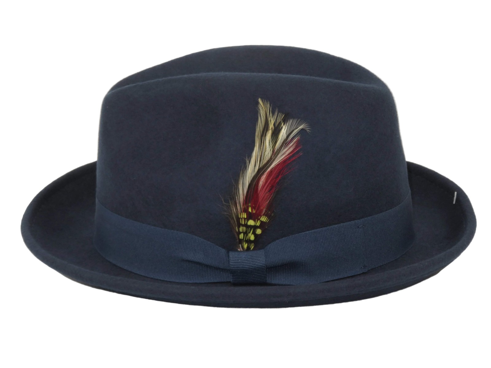 Mens Broner Wool Hat Classic Soft Fedora SCORSESE 73-784 Navy Blue 16690₽