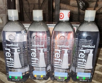 4 Lot Method Sweet Water Scent Foam Hand Wash 28 Fl Oz
