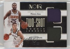 2018-19 Noir Two-Shot Rookie Jerseys 70/99 Mikal Bridges Donte DiVincenzo 1a6x