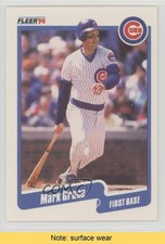 1990 Fleer Mark Grace #32 READ 0e3