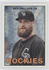 2016 Topps Heritage Ben Paulsen #332 0p3