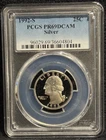 PCGS PR69 DCAM -1992 S United States Washington Quarter Silver Coin 25C-804