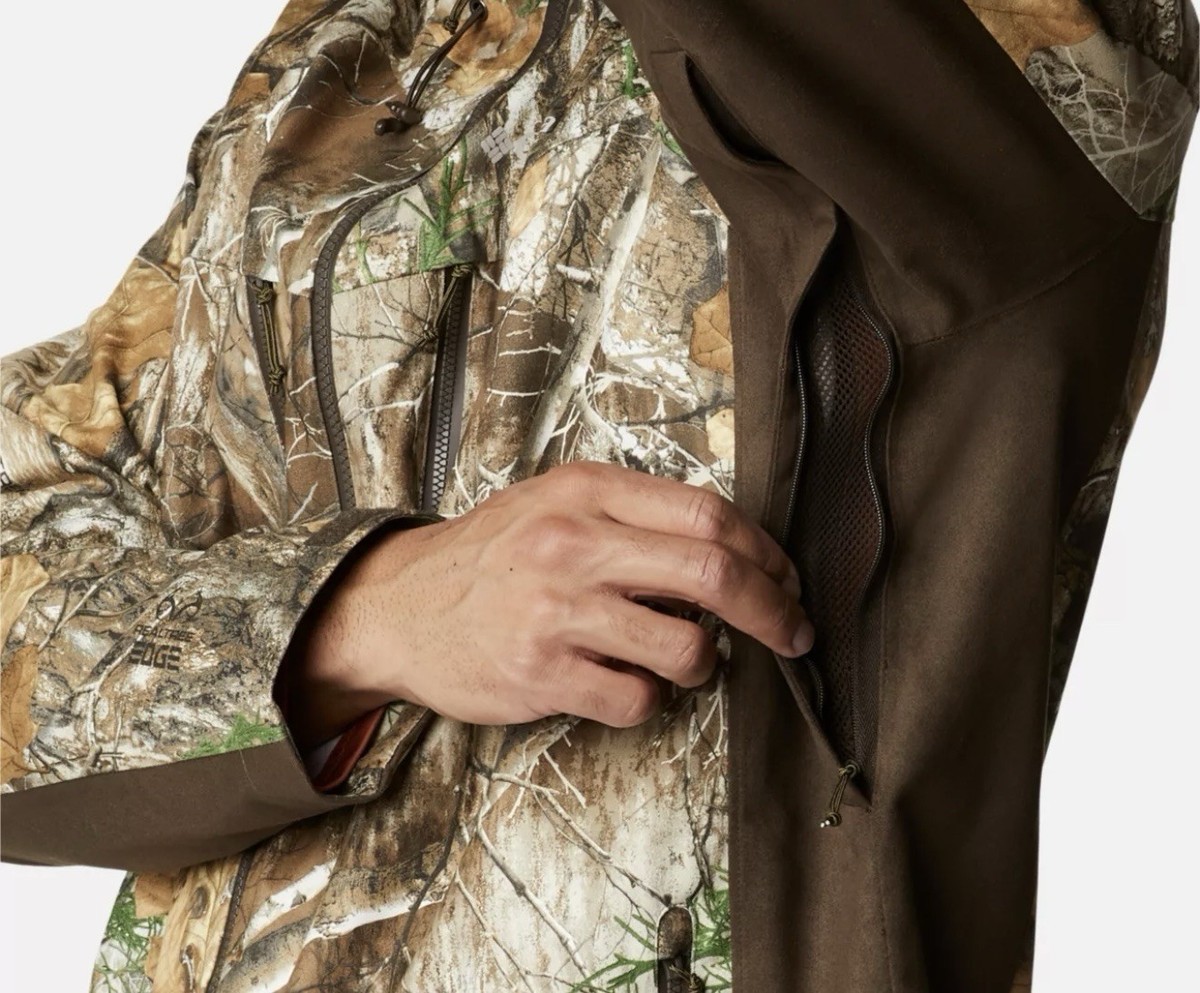 NEW Columbia PHG Trophy Rack Silent Rain Jacket Men
