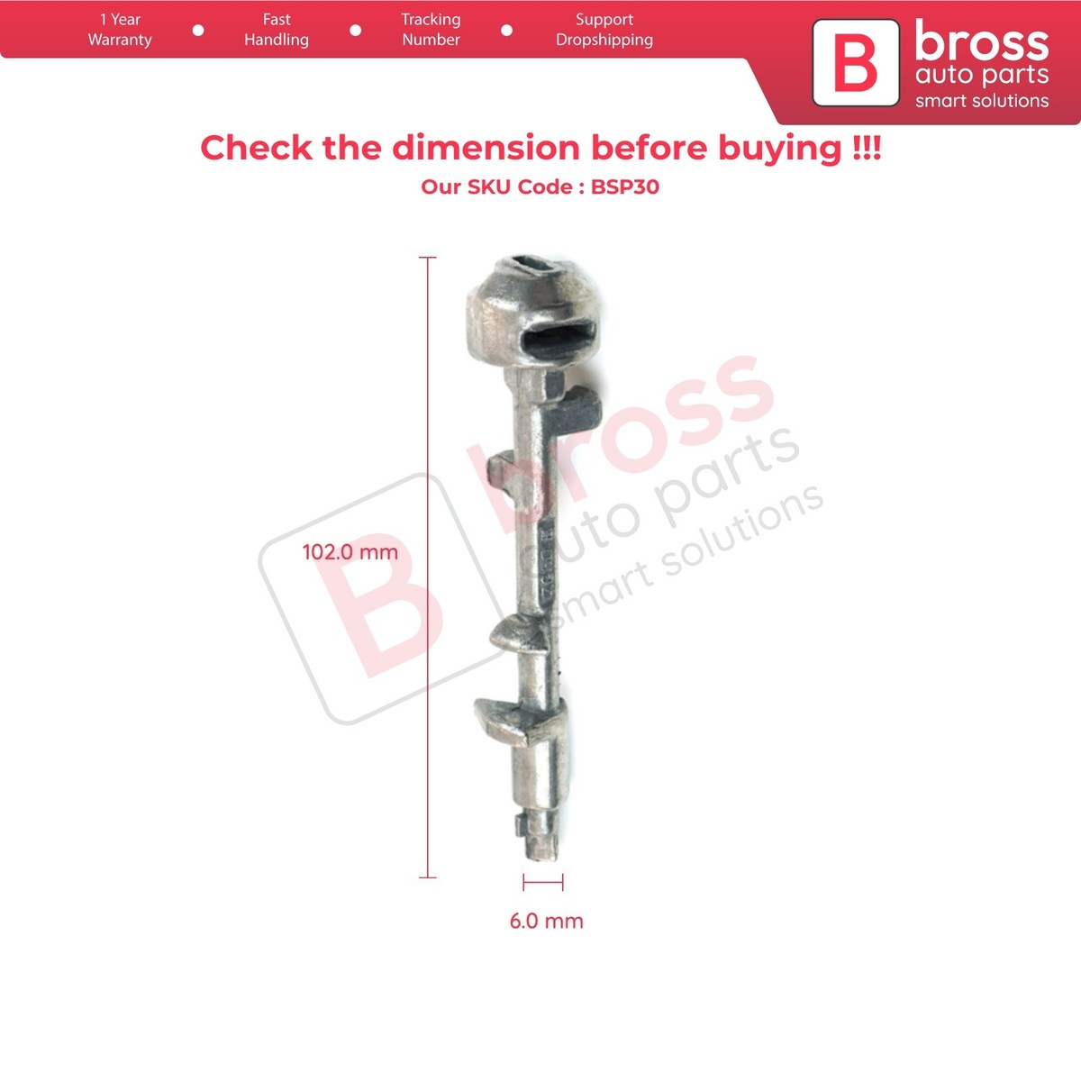 Ignition Lock Shaft Rod 7850B For Toyota Land Cruiser 100 Hilux N1