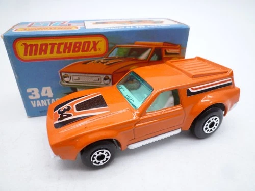 VINTAGE MATCHBOX SUPERFAST No.34e VANTASTIC IN ORIGINAL BOX 1975