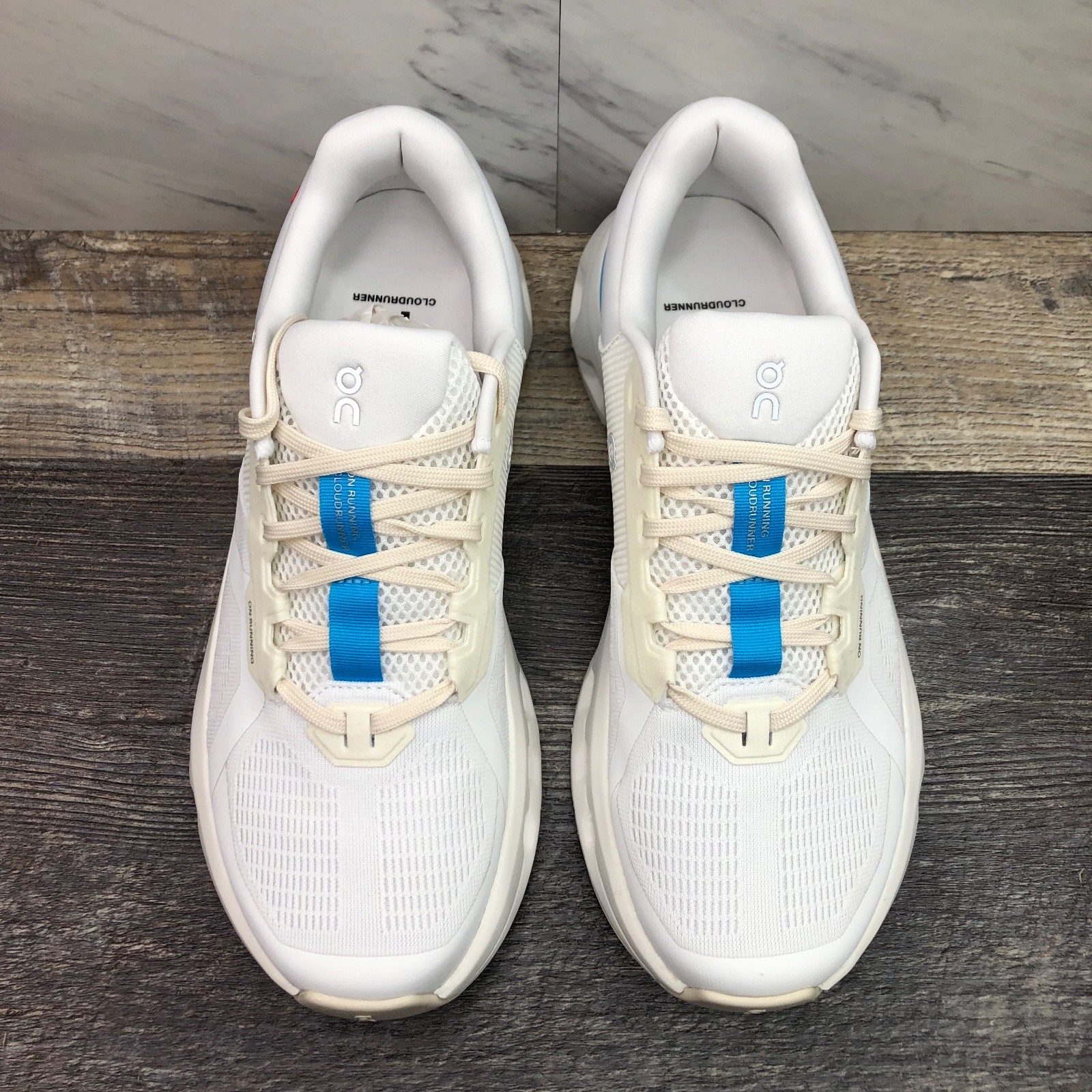 On Cloudrunner 2 'White Horizon' Women's Size 10 Mesh Running Walking Shoes NIB image 3
