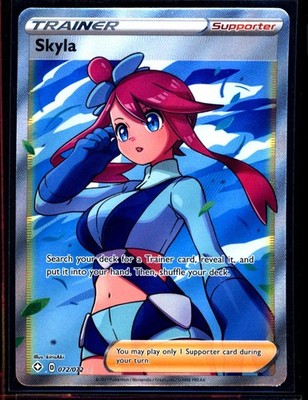 Pokémon TCG Skyla Full Art Trainer #72/72 NM TCG Pokemon 0104#156