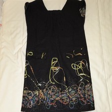 Stella McCartney Vintage Women’s Shift Dress V-Neck Sleeveless 38 Pockets
