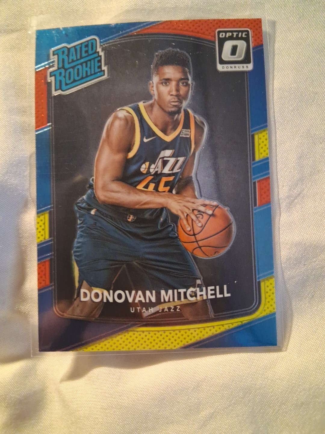 2017-18 Donruss Optic Donovan Mitchell Red Yellow Rookie Prizm #188 🔥📈