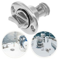 Stainless Steel Marine Garboard Drain Plug Oval Transom Boat Drain Plugs
