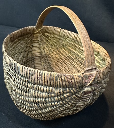 Rare 19th Century Shelton Sisters Hand-Woven Basket - Picture 6 of 9
