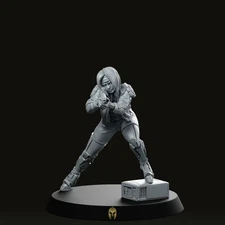 Abby Turner 02 Cyberpunk Miniature