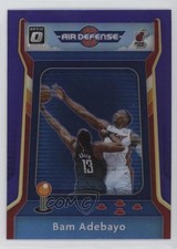 2020-21 Panini Donruss Optic Air Defense Purple Prizm Bam Adebayo #2 0z8z
