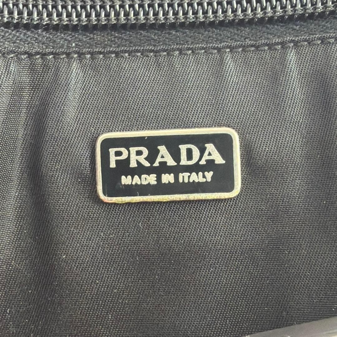 PRADA Makeup Pouch Multi Case Small Items Triangl… - image 18