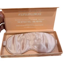 Natural Silk Sleep Mask, Eye Mask  Sleeping- Smooth- Pink