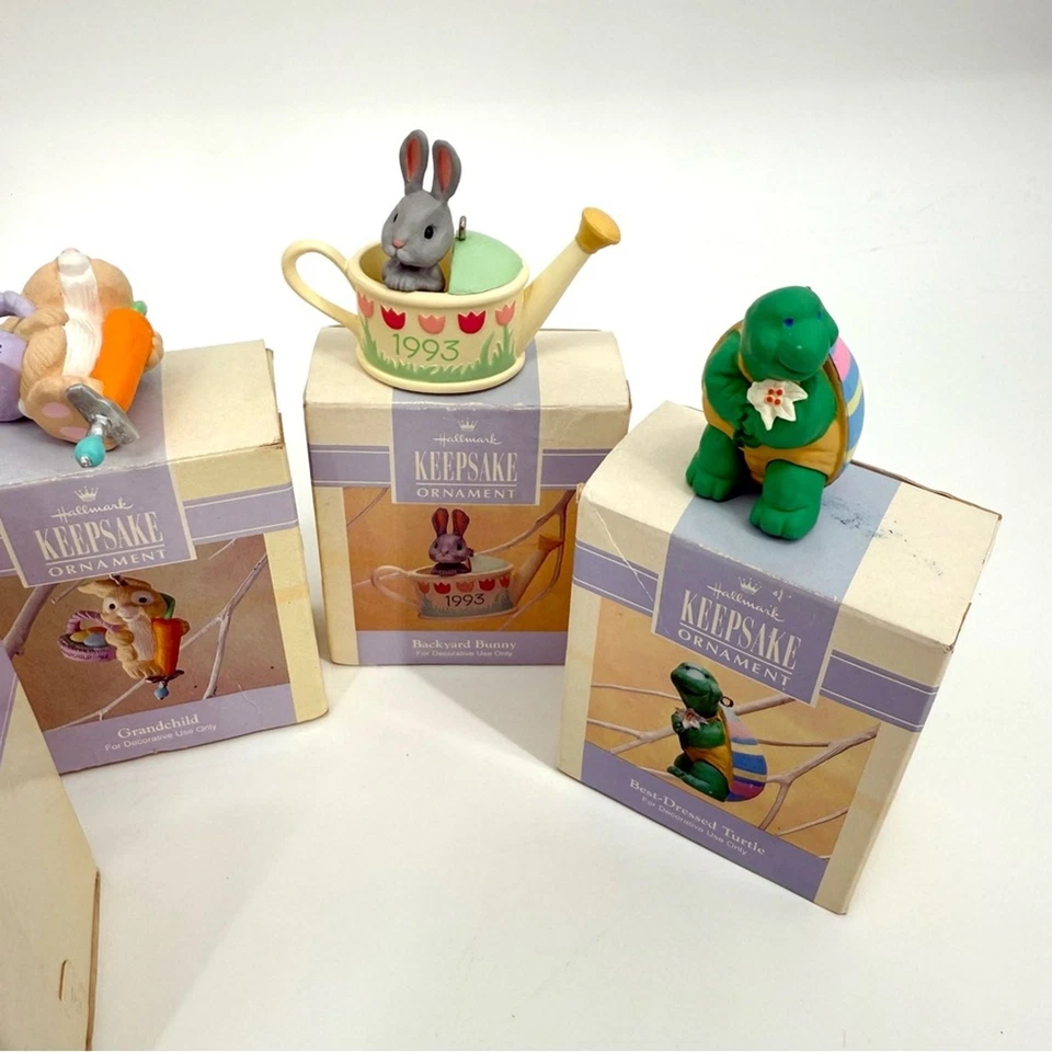 Лот из 6 украшений Hallmark Keepsake пасхальная коллекция 1992 - 1993 - Изображение 3 из 4