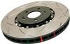DBA 5000 Series Slotted Front 2 Pc Rotors w/ Black Hats for 04+ STI